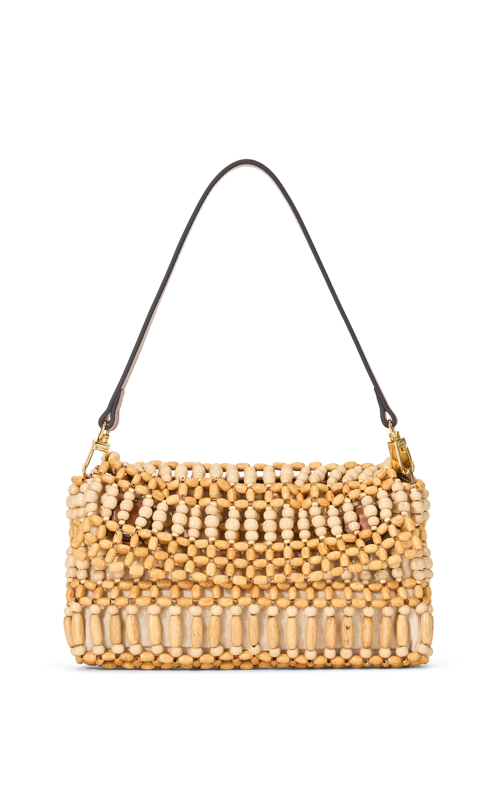 Timmy Beaded Shoulder Bag neutral - 1