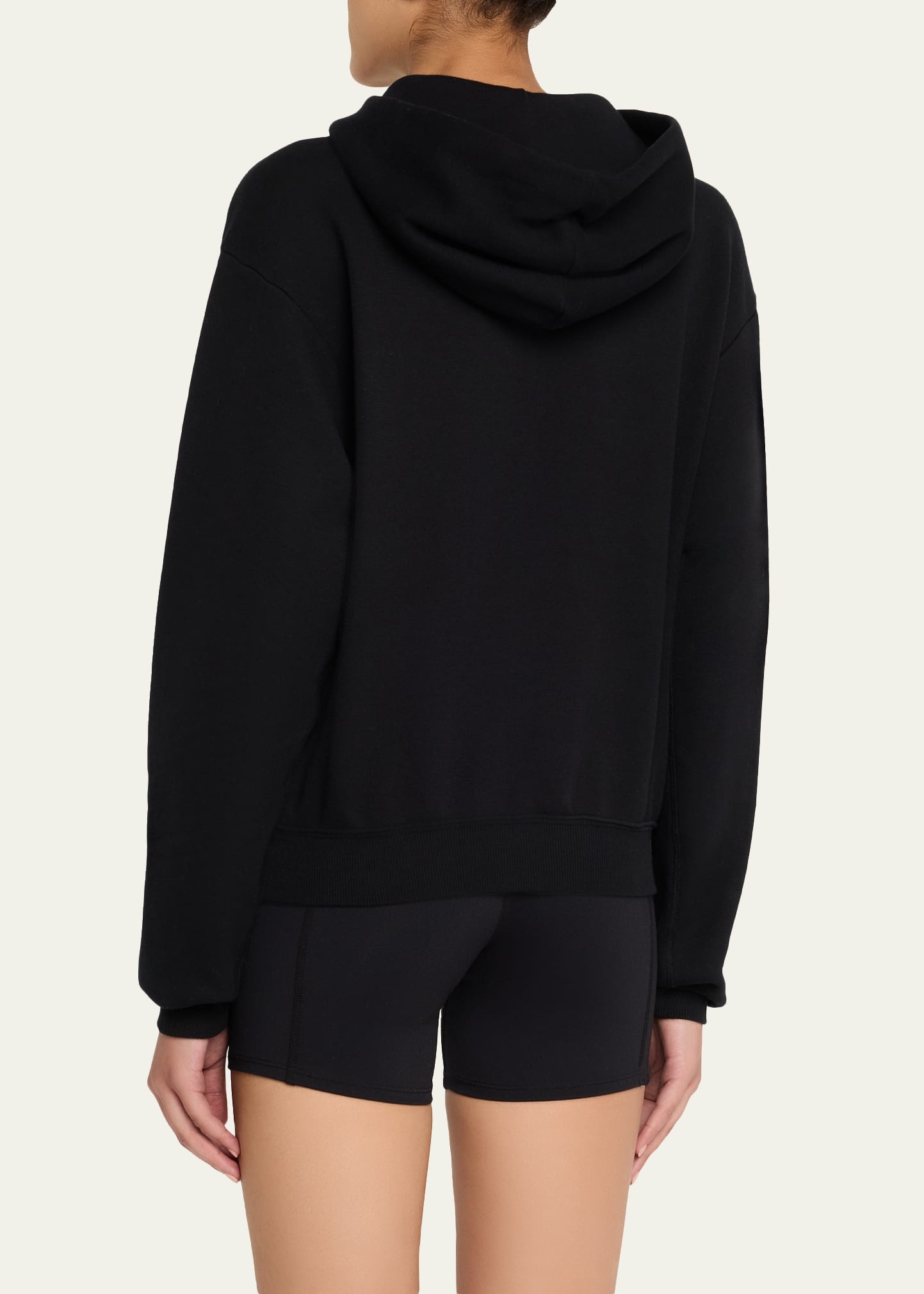 Cotton Fleece Hooded Pullover - 3