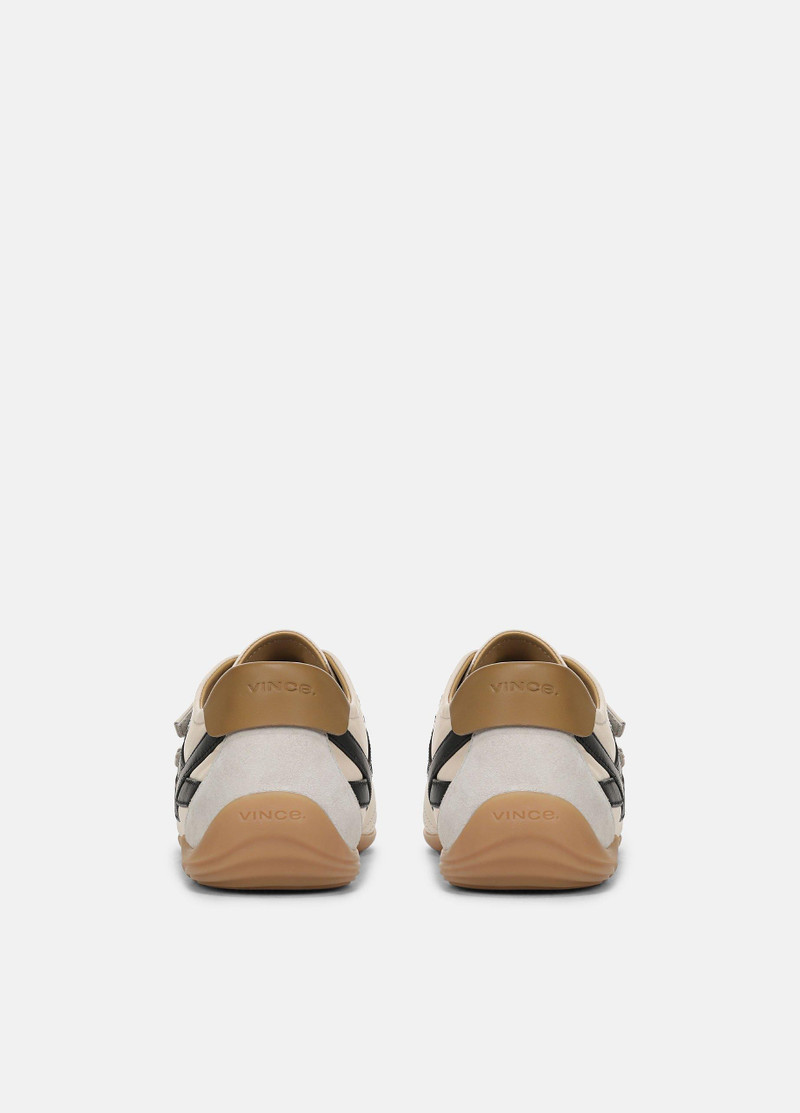 Vince Sonic Leather Trainer outlook
