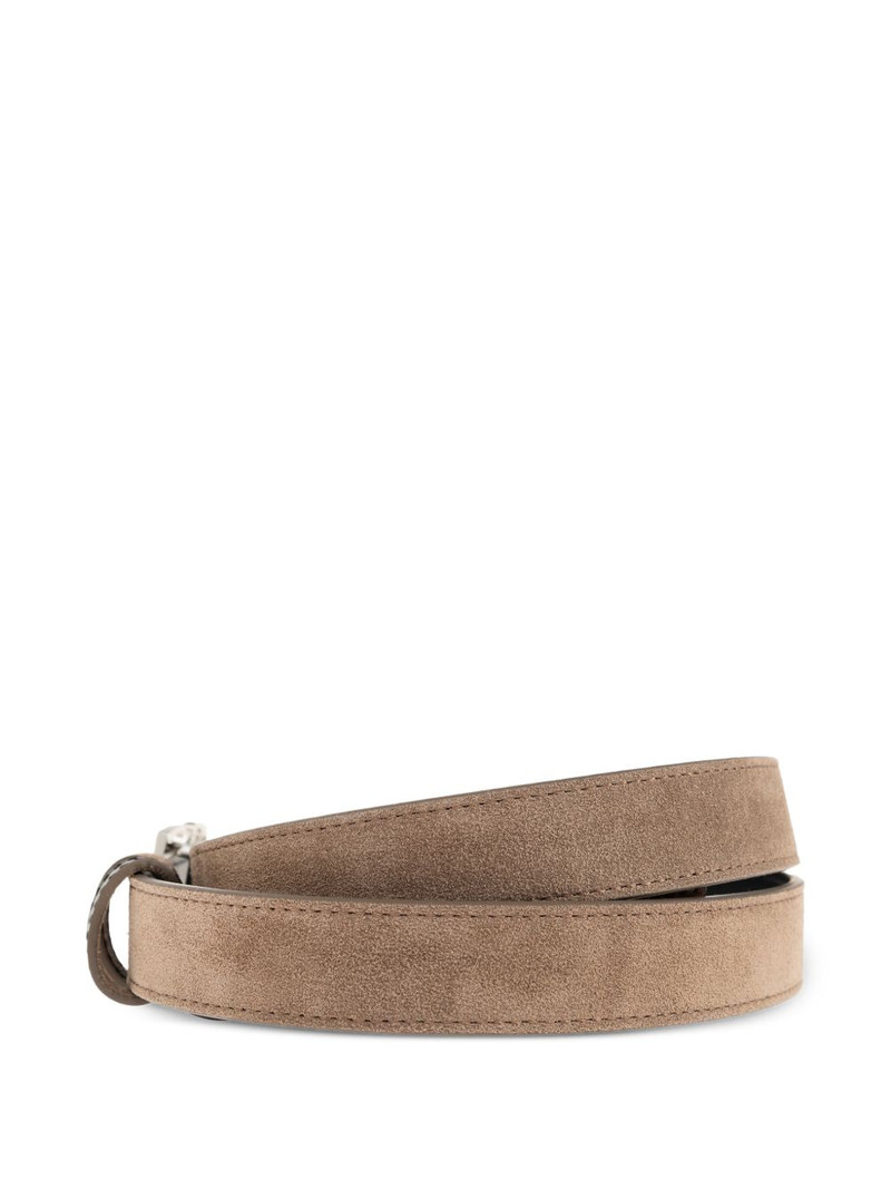 Off-White Arrows buckle suede belt outlook