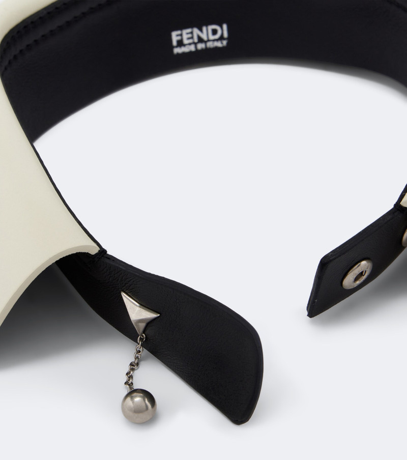 Embellished leather collar 4