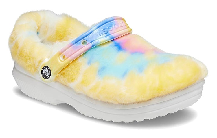 (WMNS) Crocs Shoe Classic Shoe Multi-Color White 207303-94S - 4