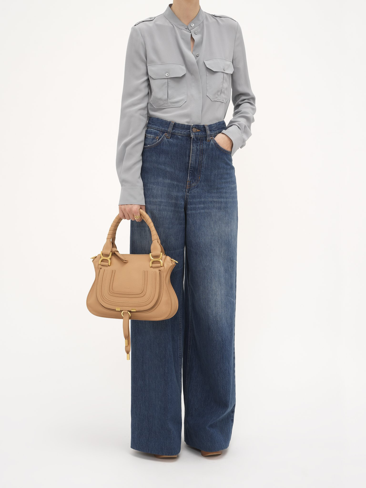 MARCIE SMALL DOUBLE CARRY BAG - 2