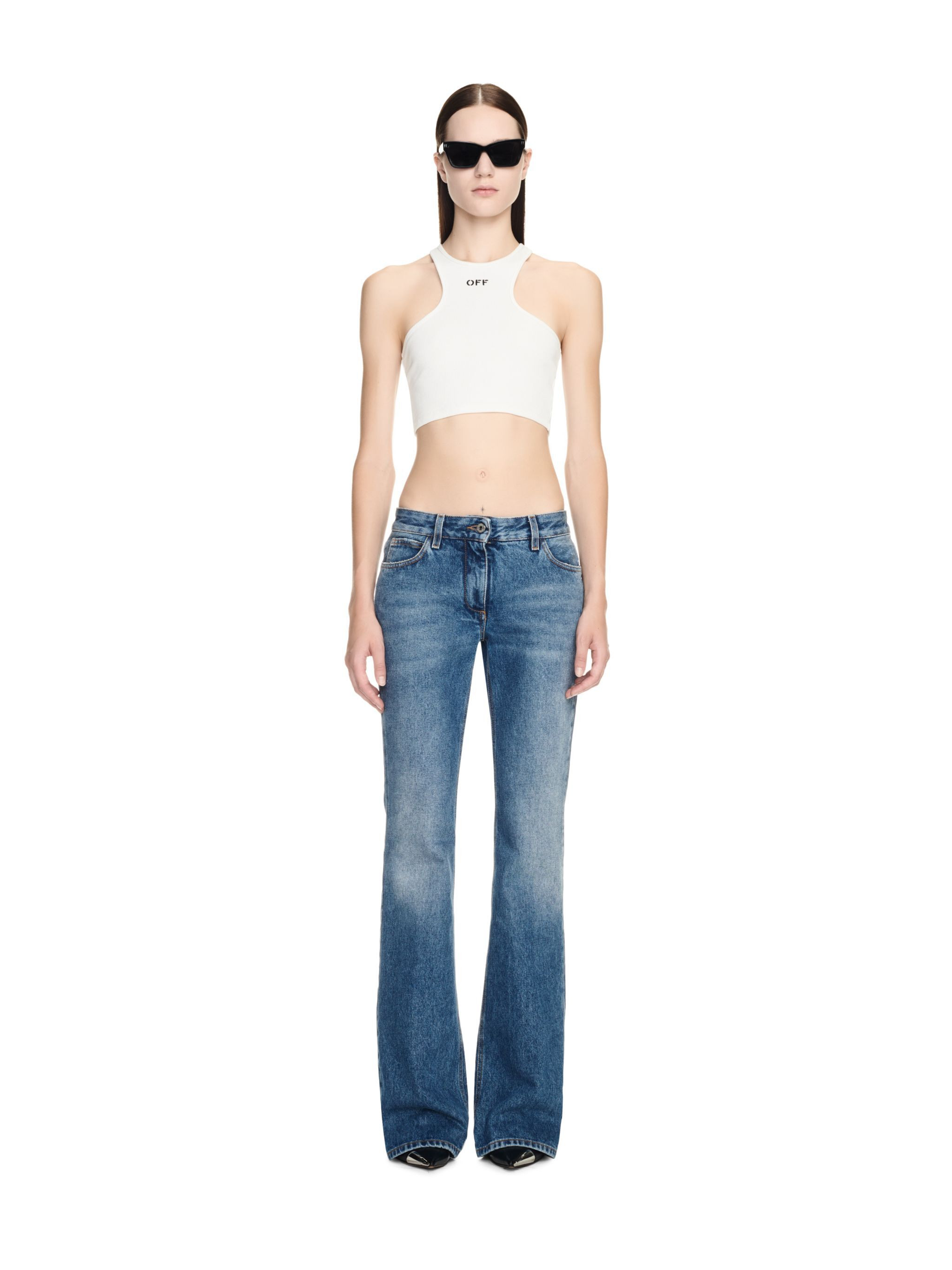 Off Stamp Rib Rowing Top - 2