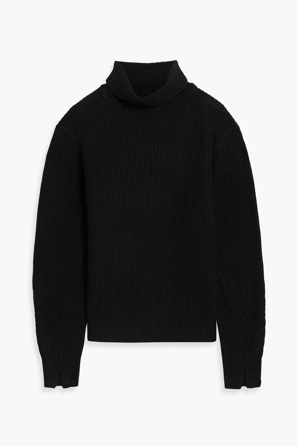 Penelope ribbed wool and cashmere-blend turtleneck sweater - 1