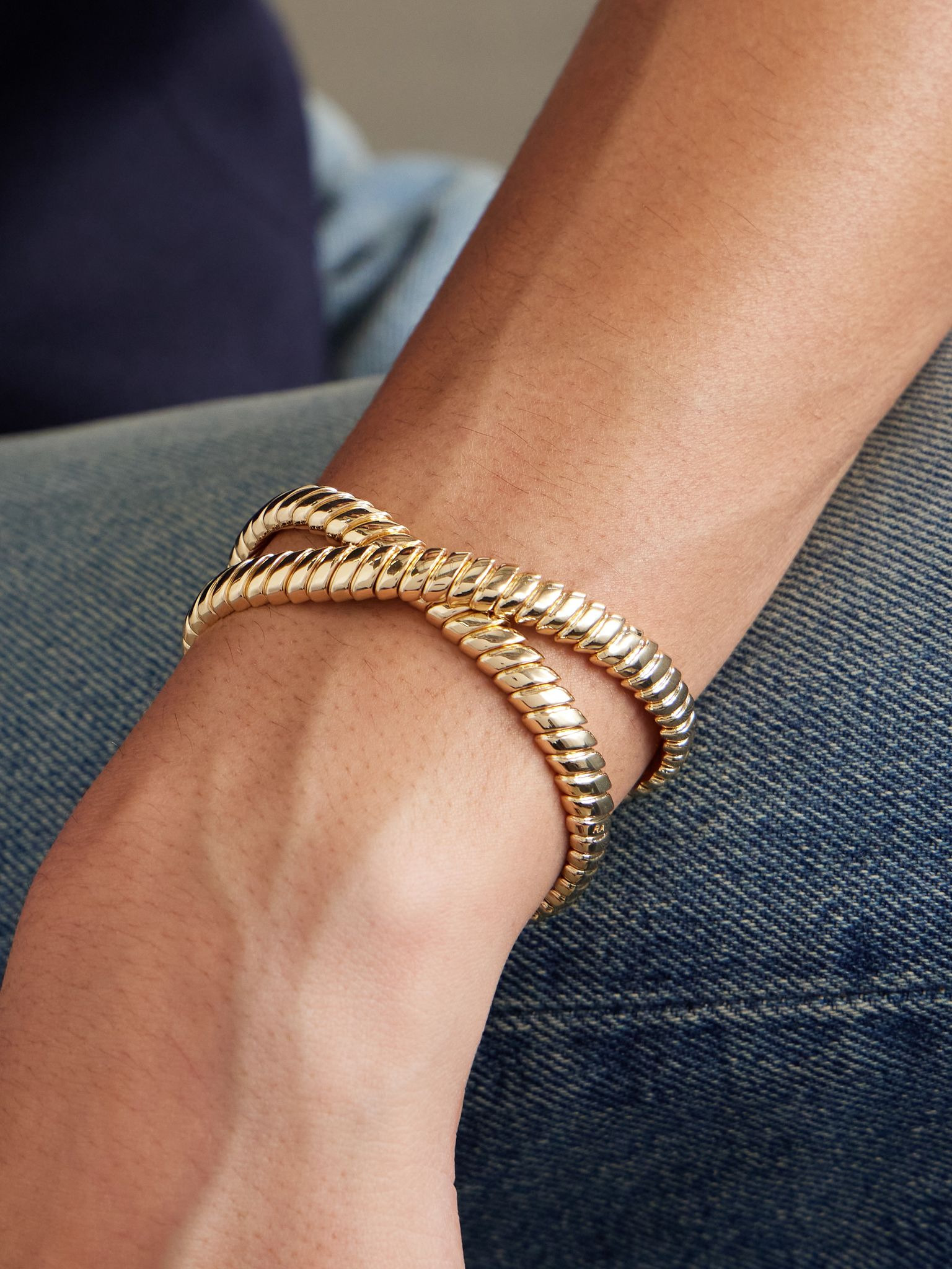 The Double Cobra gold-tone bracelet Gold - 2