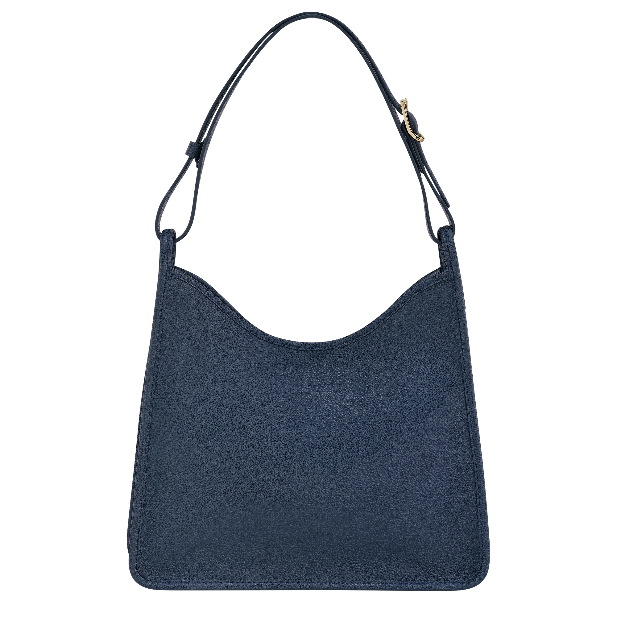 Le Foulonné M Hobo bag Navy - Leather - 4