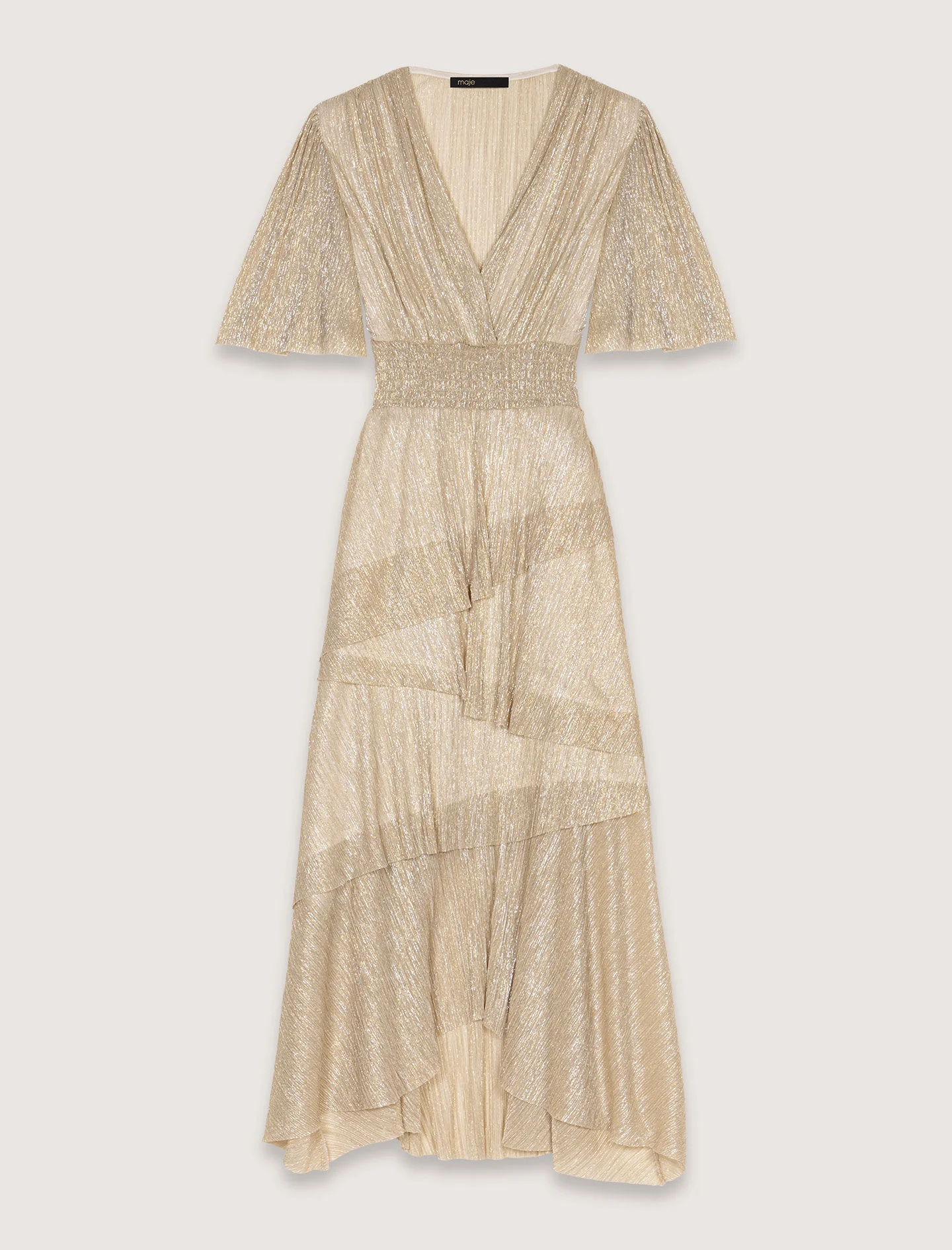 Metallic ruffled dress - 1