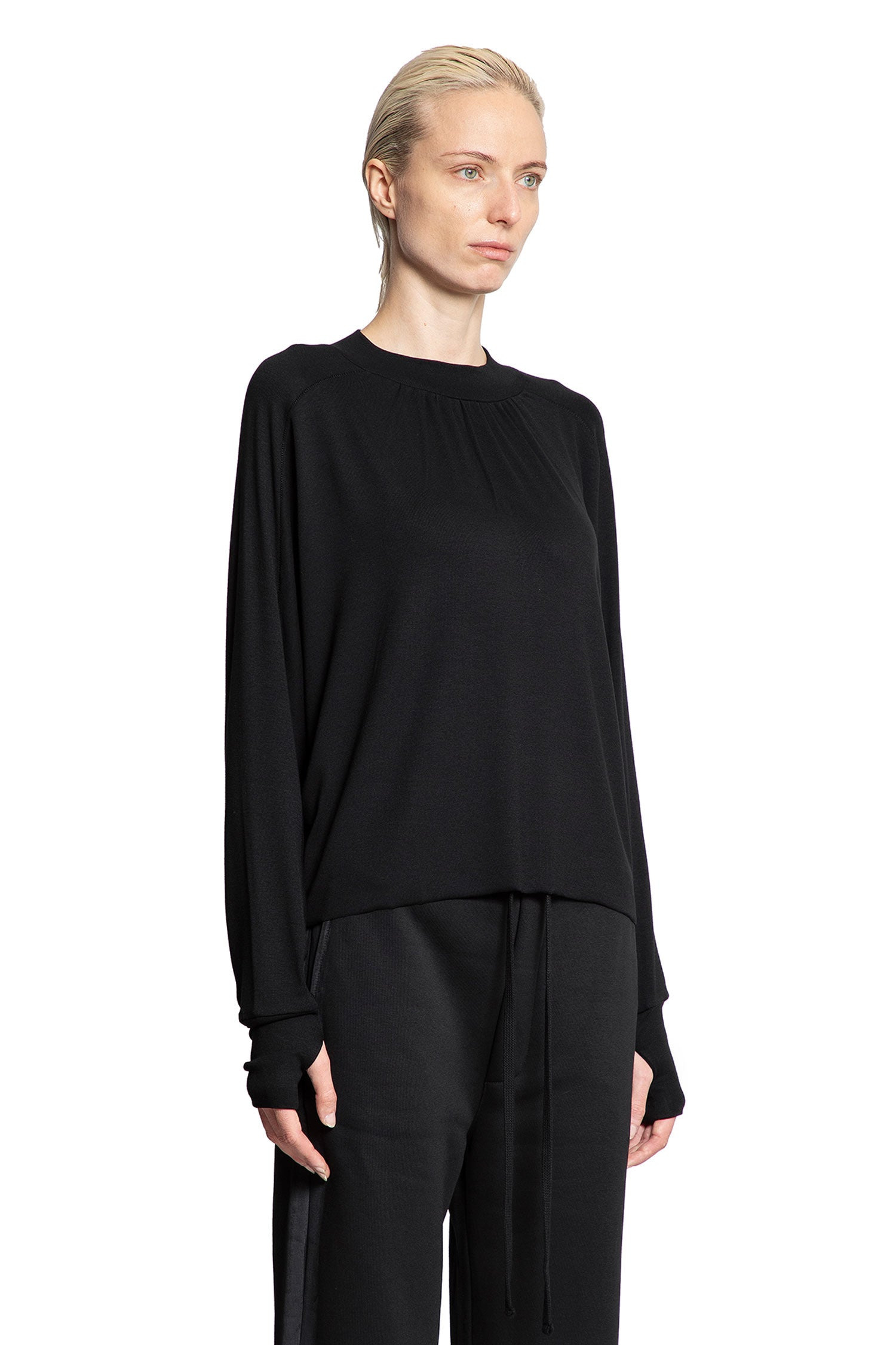 Stretch-Nylon-Jersey-Long-Sleeve-Top - 2