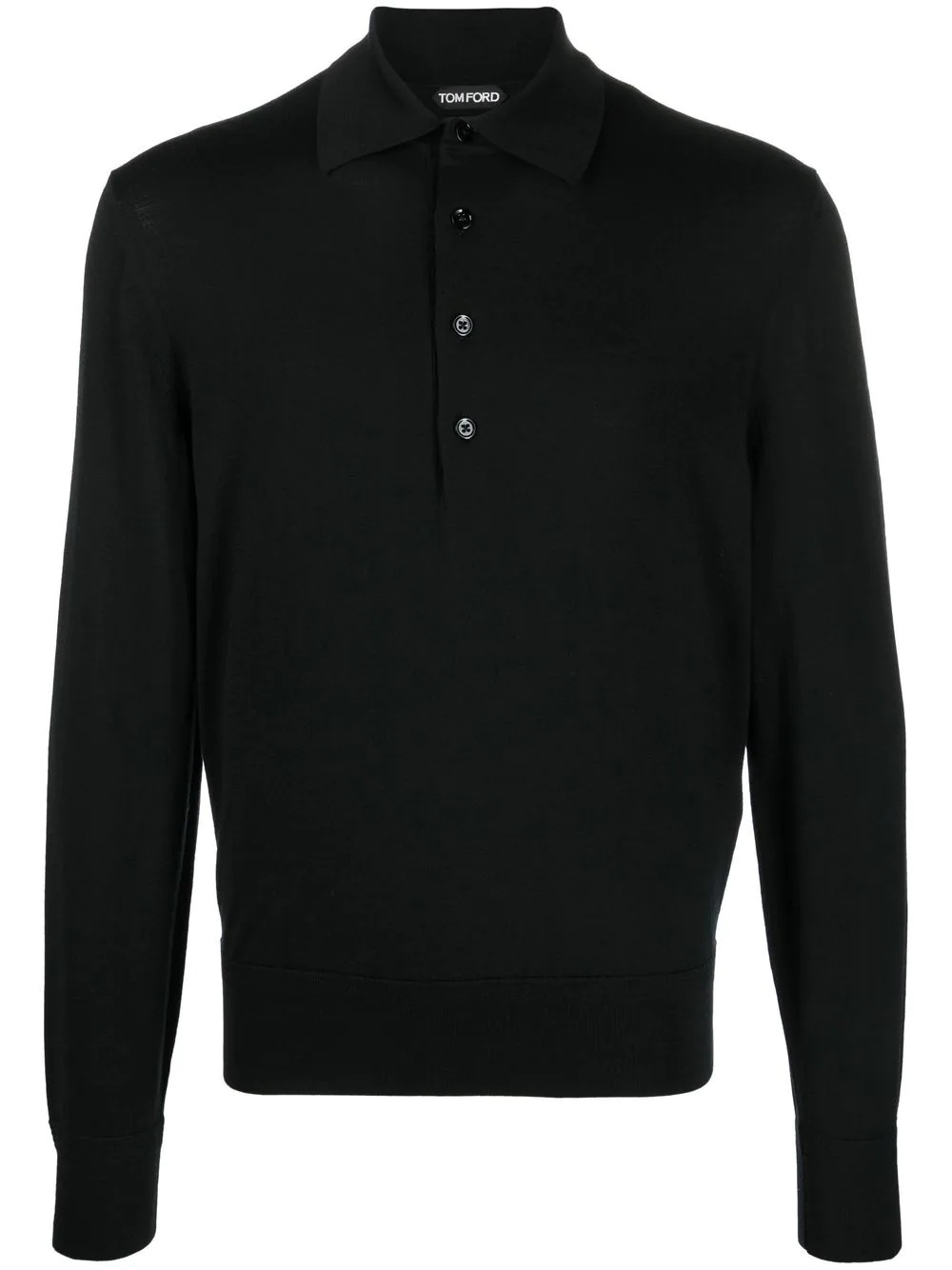 long-sleeved polo shirt - 1