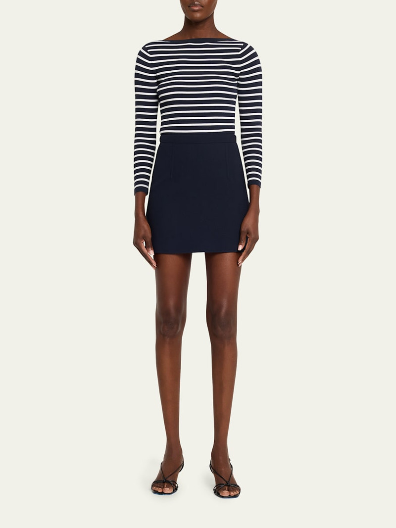 MICHAEL KORS COLLECTION Wool Crepe Mini Skirt outlook