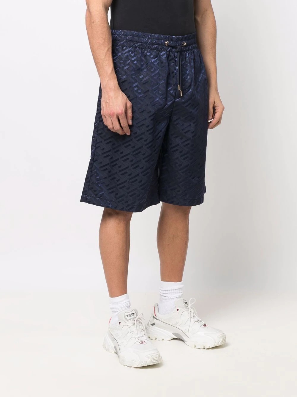 Greca-print bermuda shorts - 3