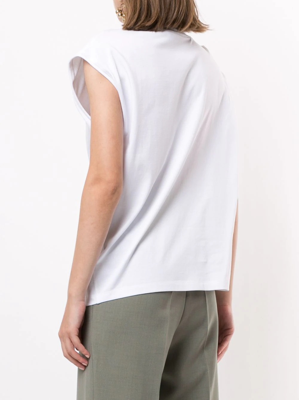 GATHERED JERSEY TANK W RING - 4