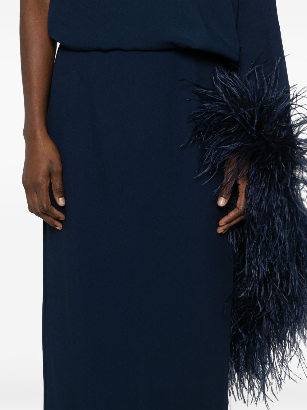 Feathered Eternity maxi dress - 5