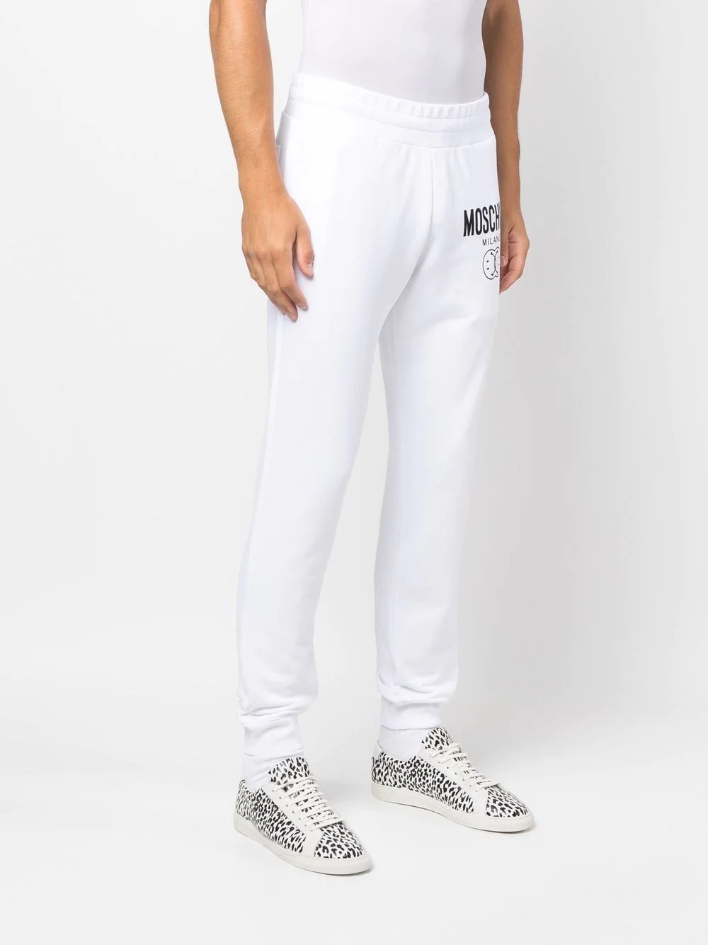 logo-print detail track pants - 3