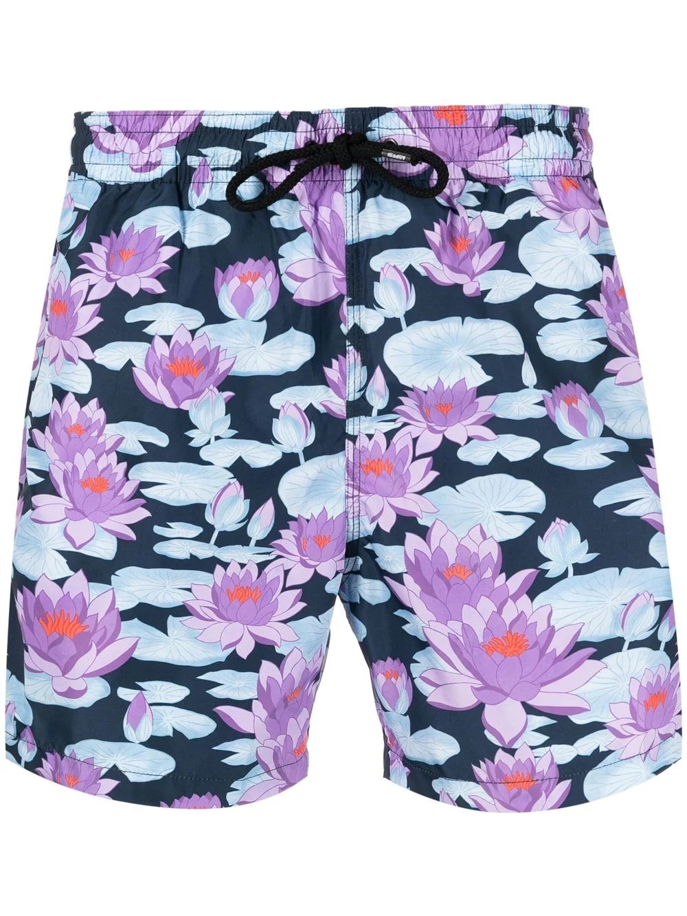 floral-print swim shorts - 1