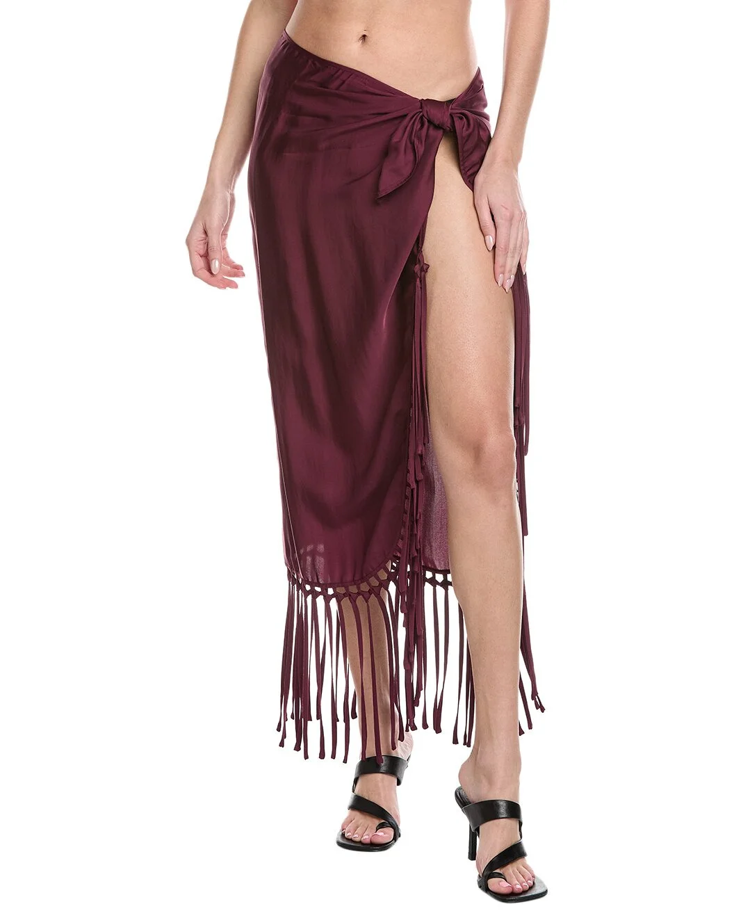 SIMKHAI Elara Pareo With Fringe - 1