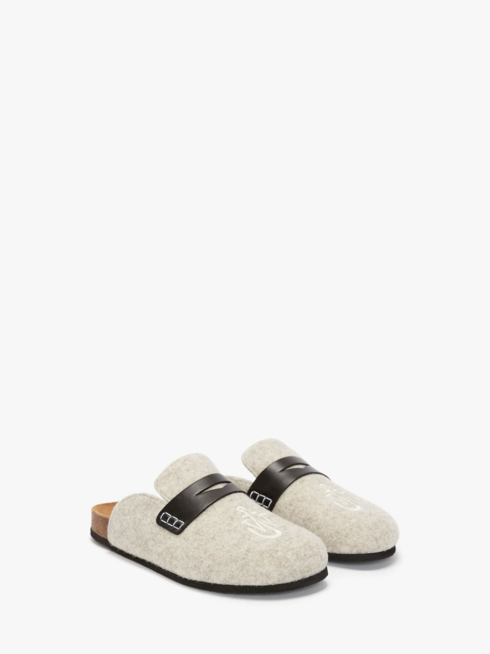 FELT LOAFER MULES - 2