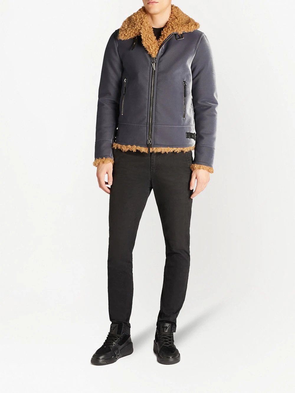 Robin faux-shearling lined jacket - 2