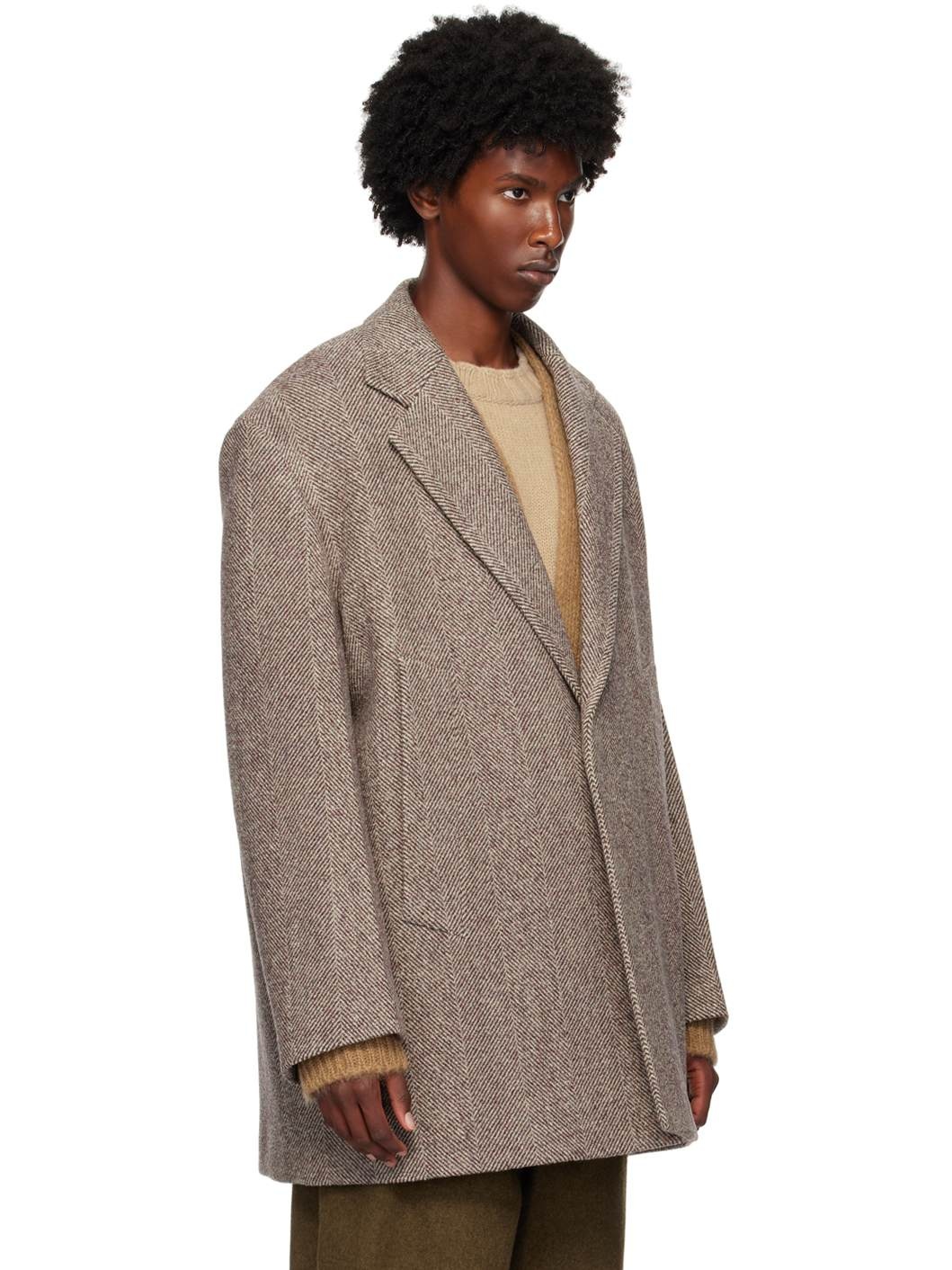 Brown Giacca Jacket - 2