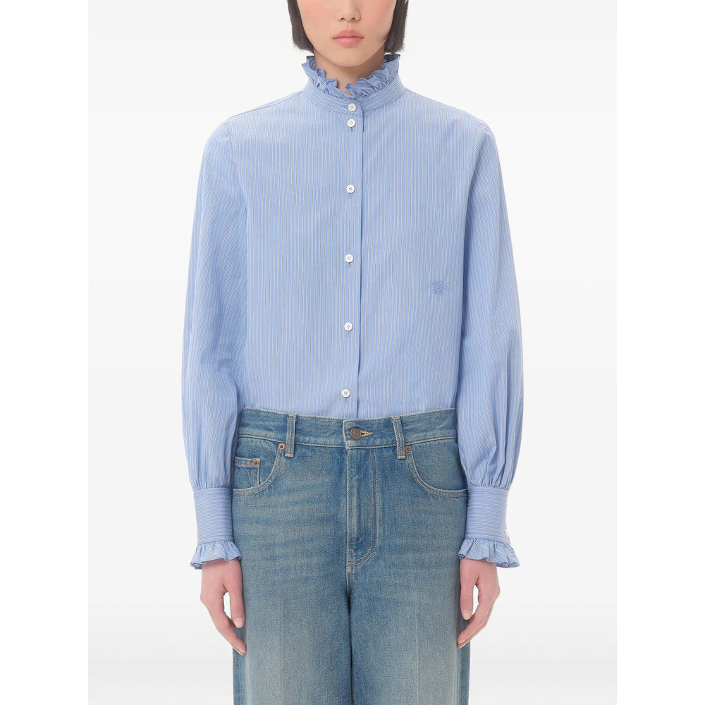 Valentino Blue Tops - Shirts Women - 2