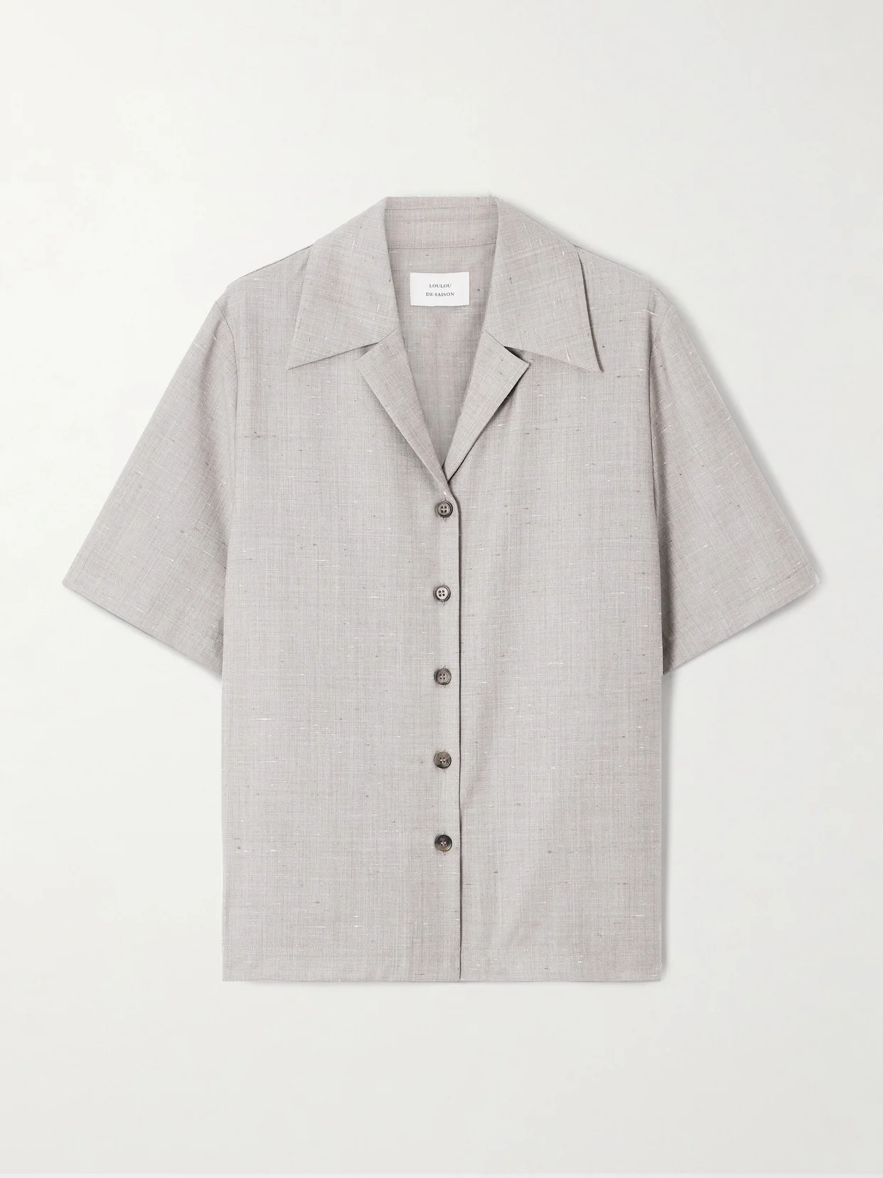 Boa Wool And Silk-blend Shirt - 1