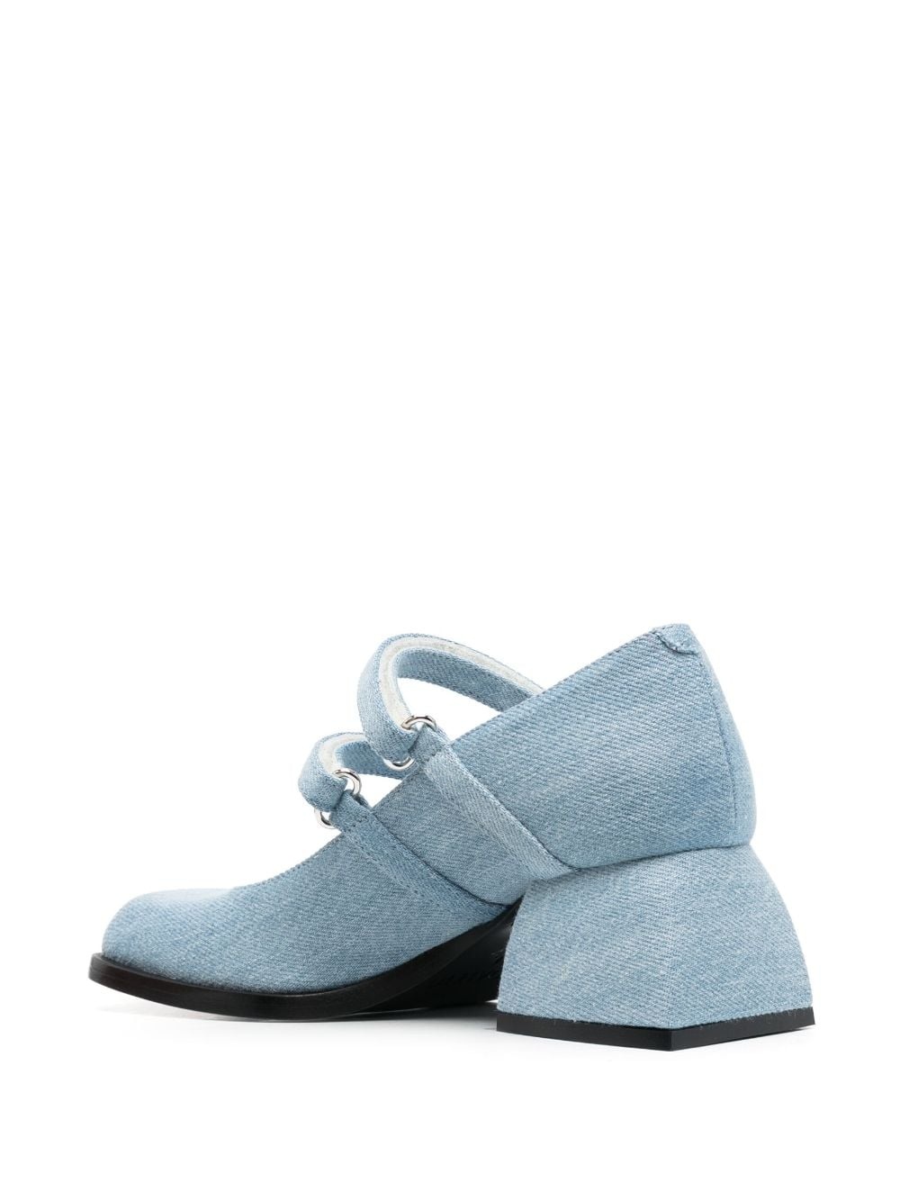 Bulla denim 50mm pumps - 3