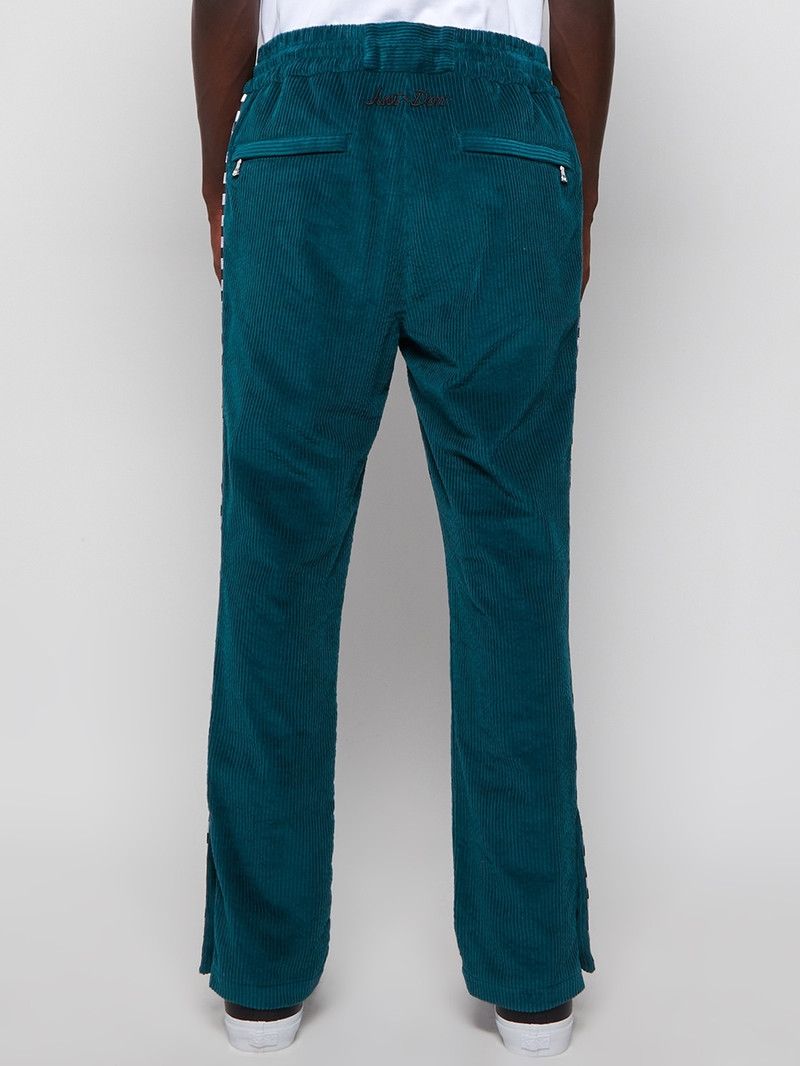 Plain Corduroy Pants Turquoise 5