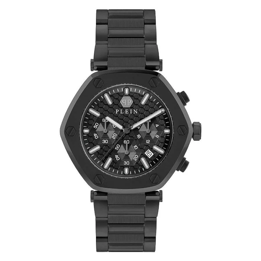 Philipp Plein The Hexagon Chronograph Quartz Black Dial Men's Watch PWZBA0623 - 1