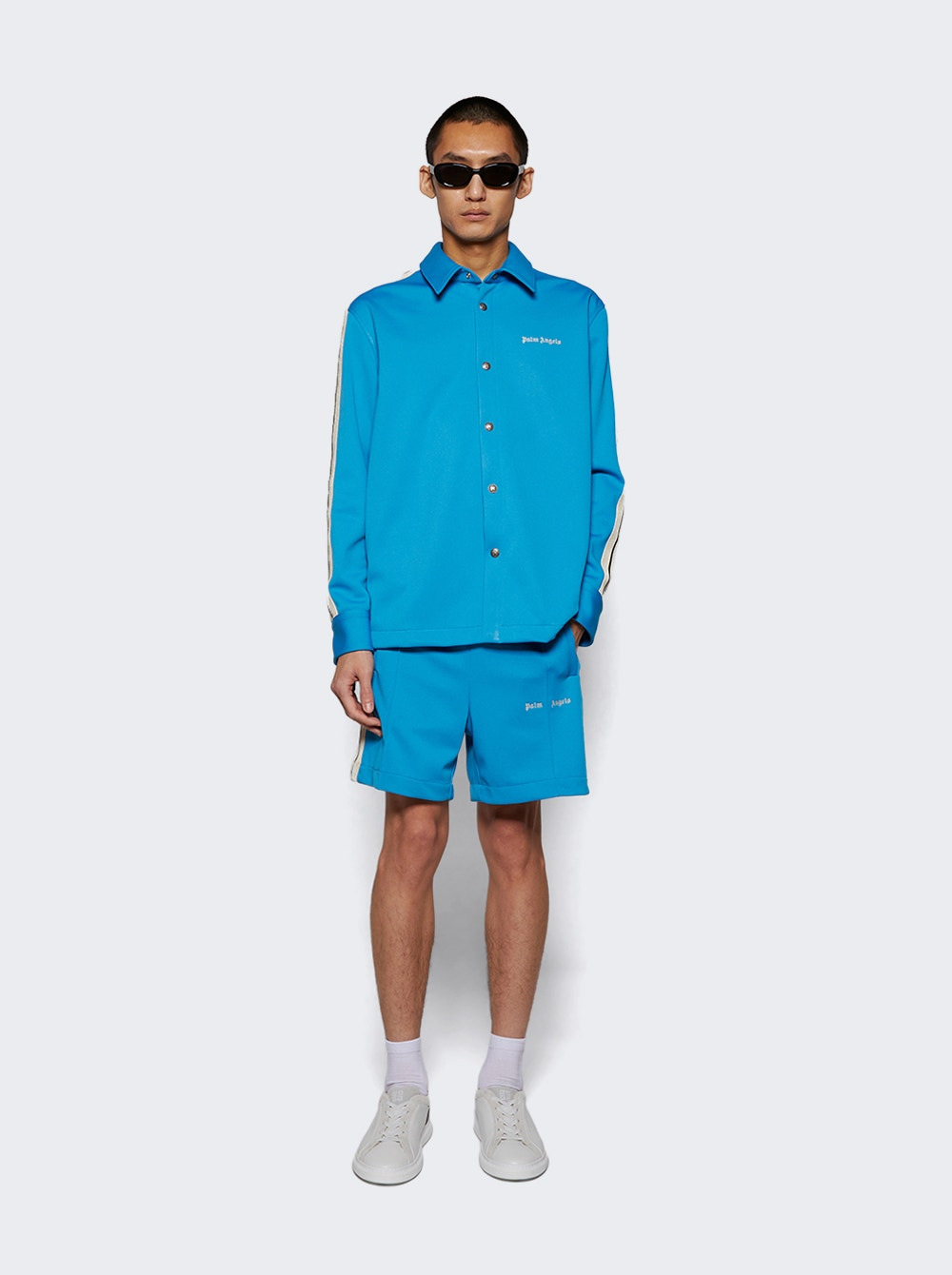 Classic Logo Track Shirt Light Blue - 2