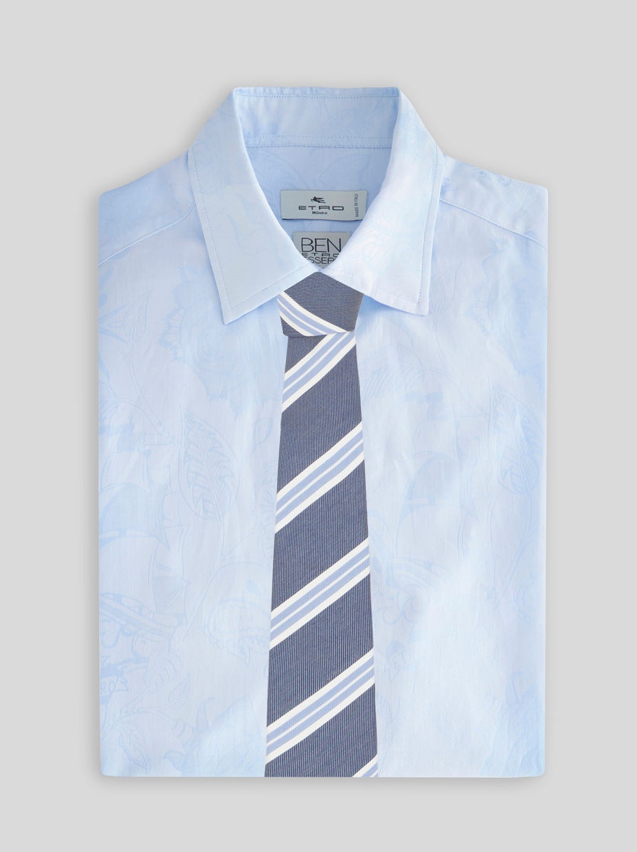 STRIPED JACQUARD TIE - 2