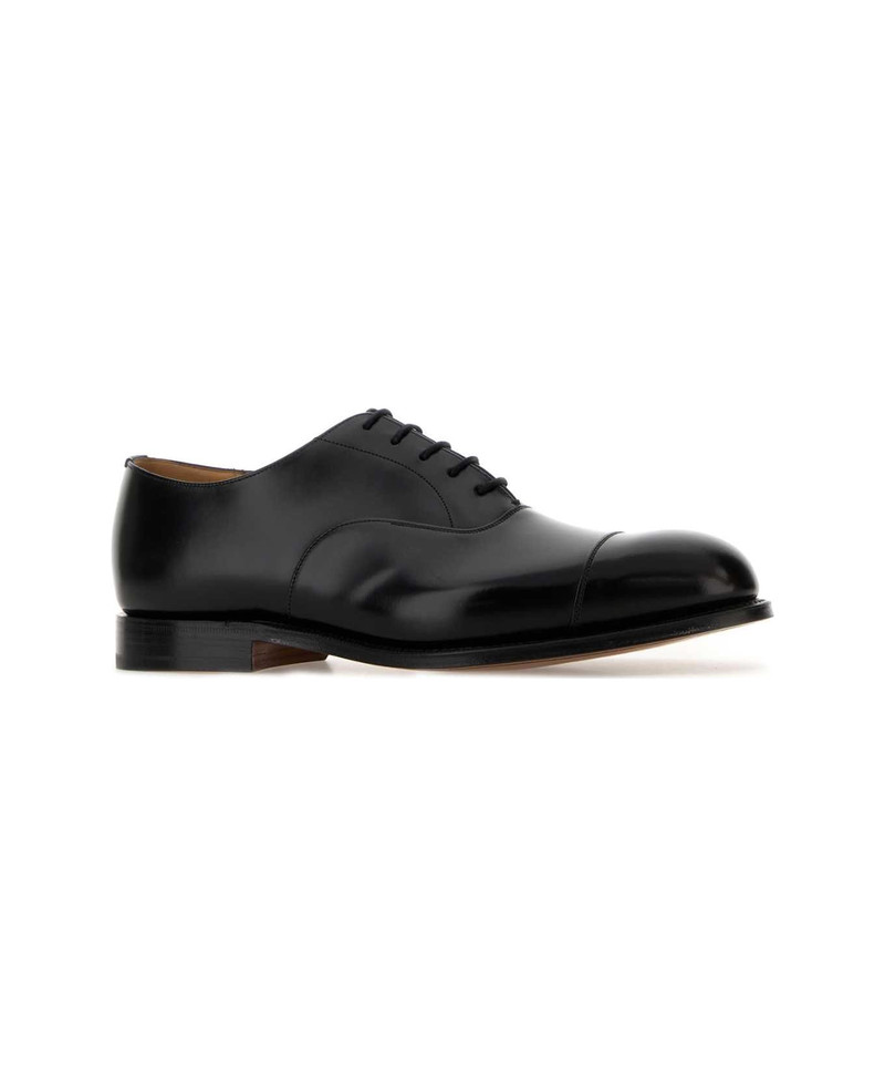 Church's Black Leather Consul Lace-up Shoes outlook