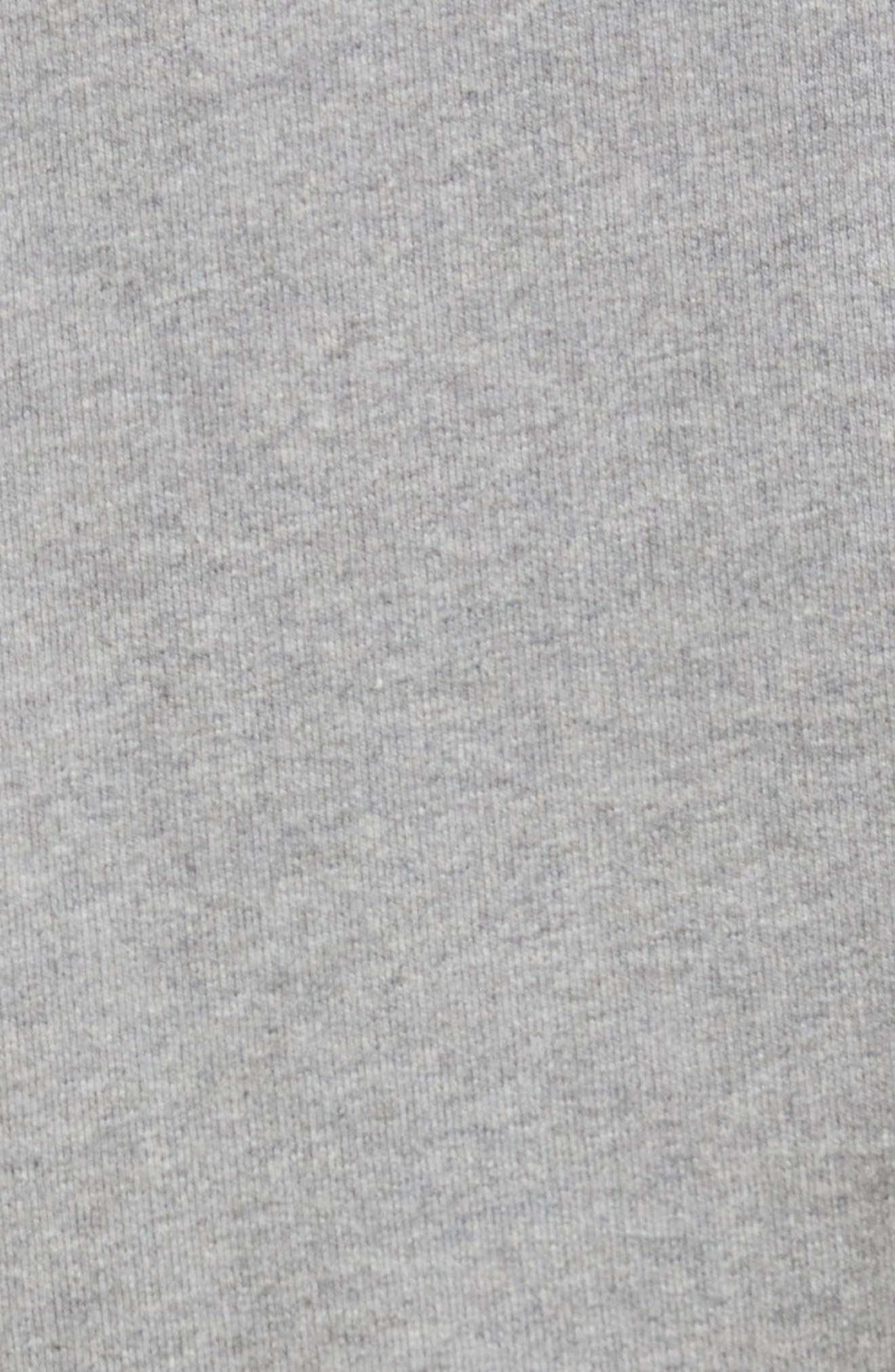 AMI PARIS AMI Alexandre Mattiussi Ami De Coeur Oversize Organic Cotton Hoodie in Heather Grey/055 at - 6