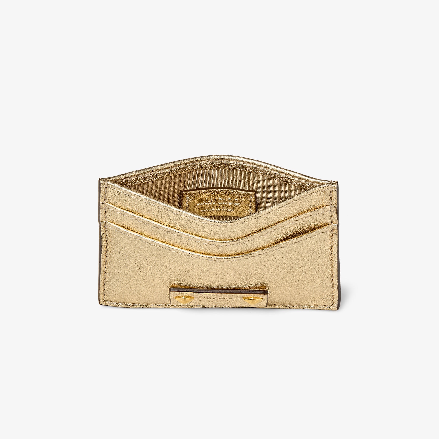 Umika
Gold Nappa Leather Card Holder - 3