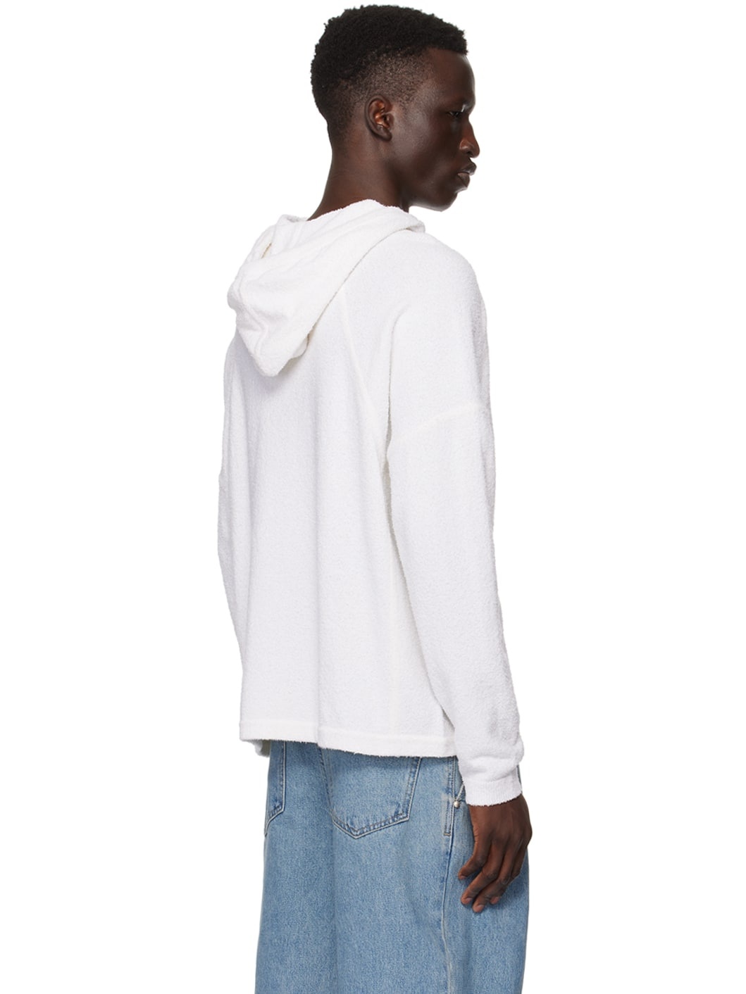 Off-White Drawstring Hoodie - 3
