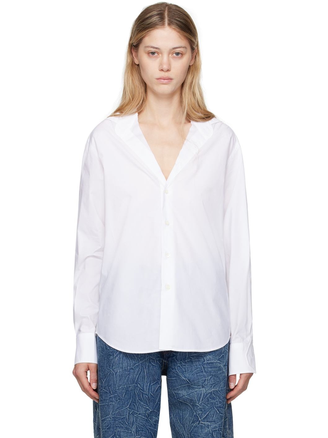 White Button Shirt - 1