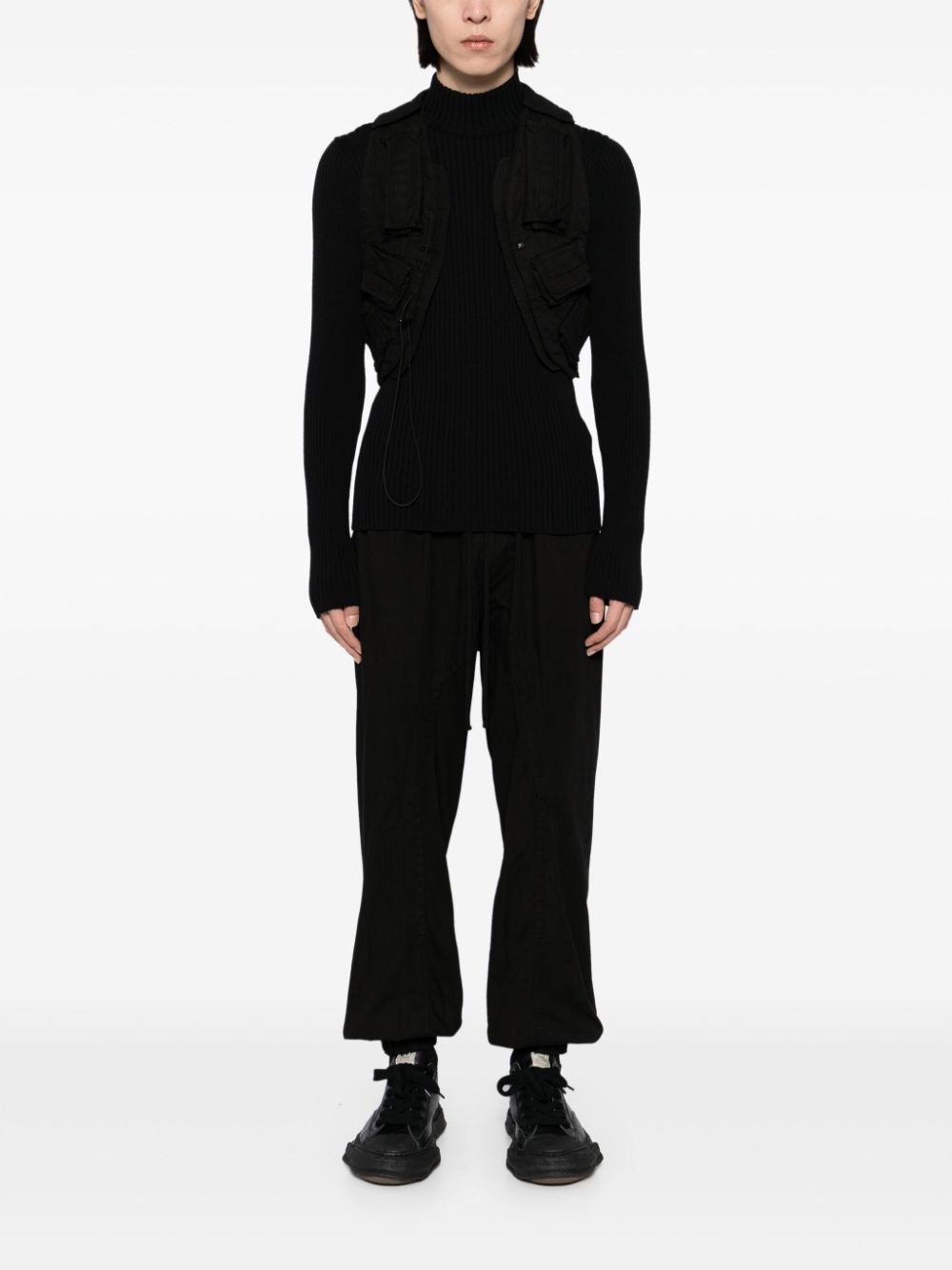 panelled trousers - 2