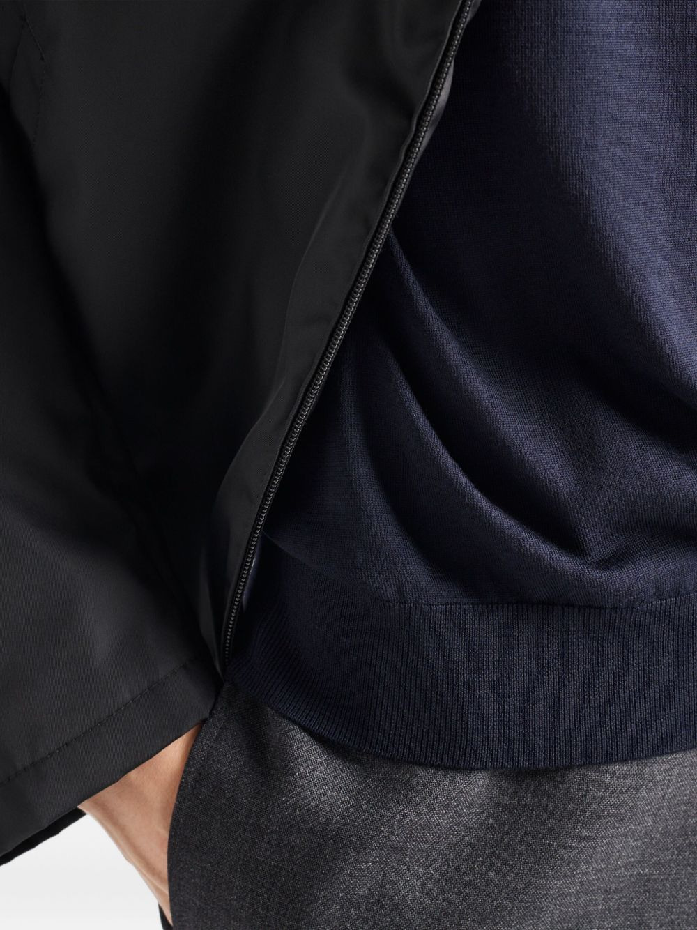 embroidered wool polo shirt - 5