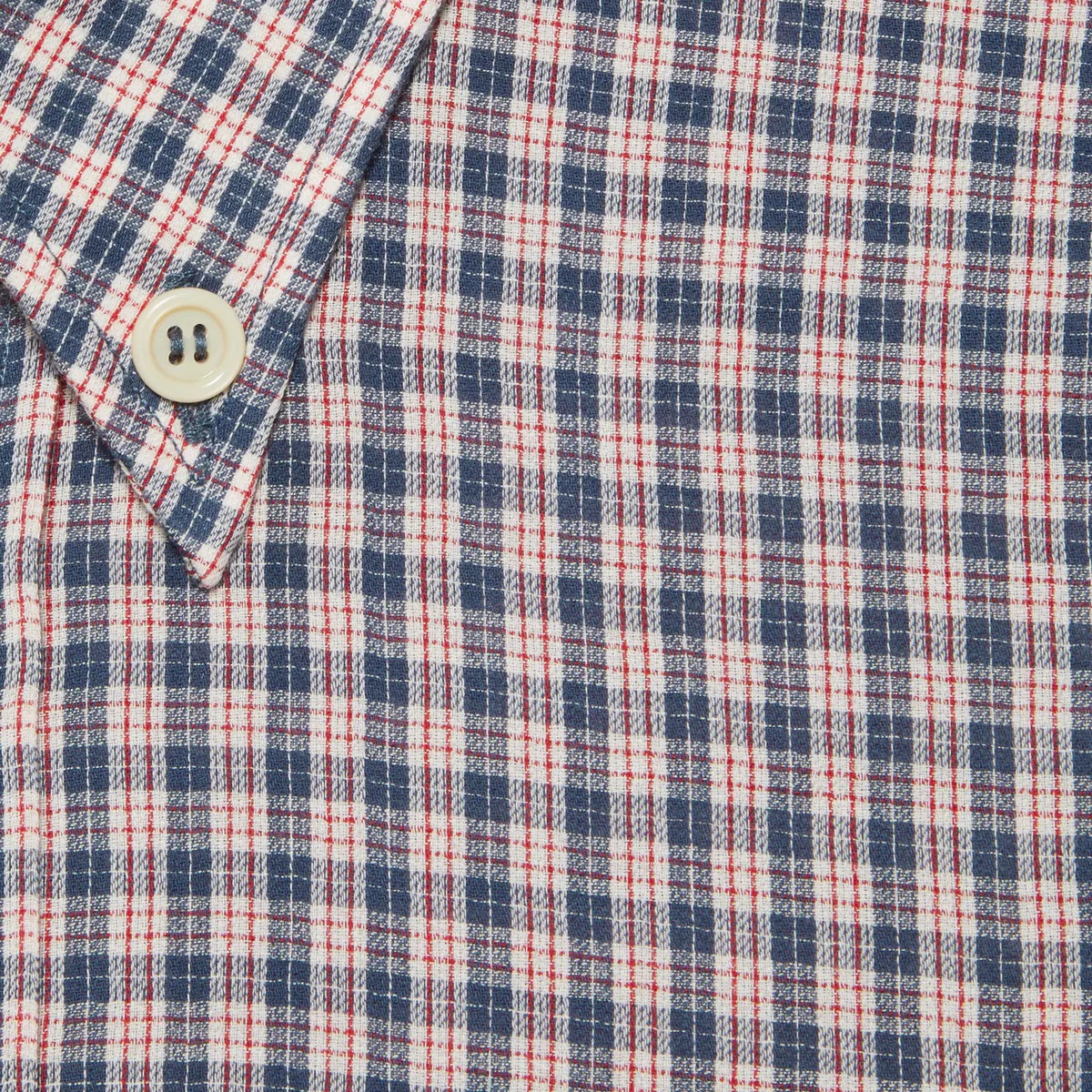 Micro check shirt with Gucci cauliflower - 6