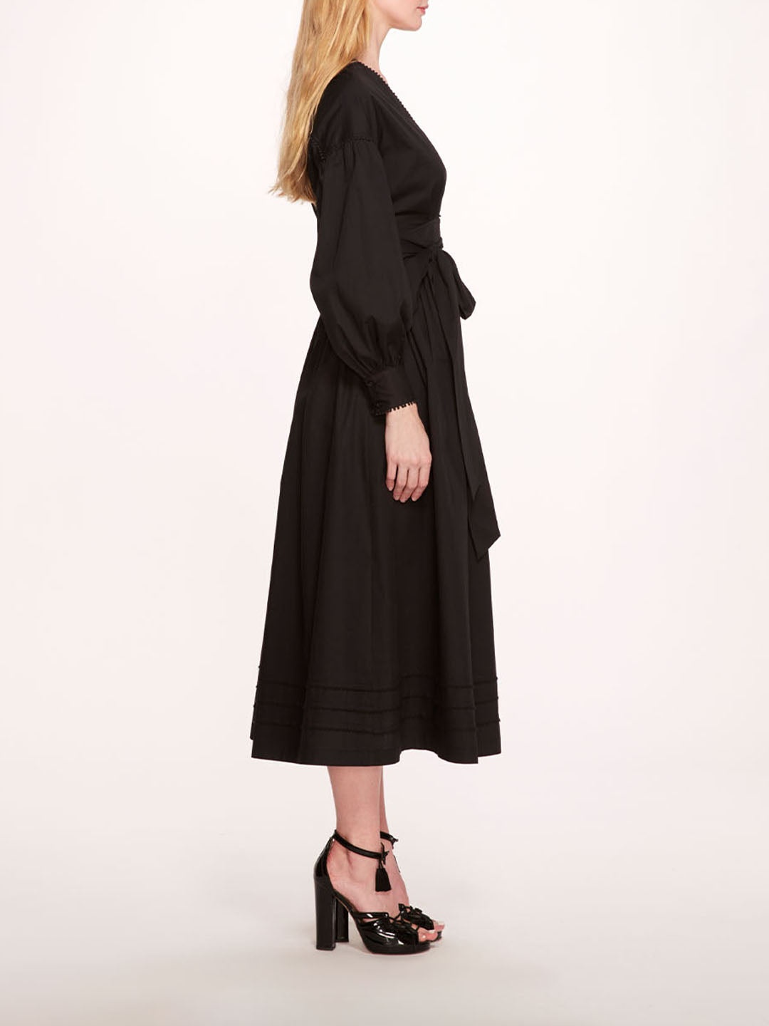 INDIGO MIDI DRESS - 3