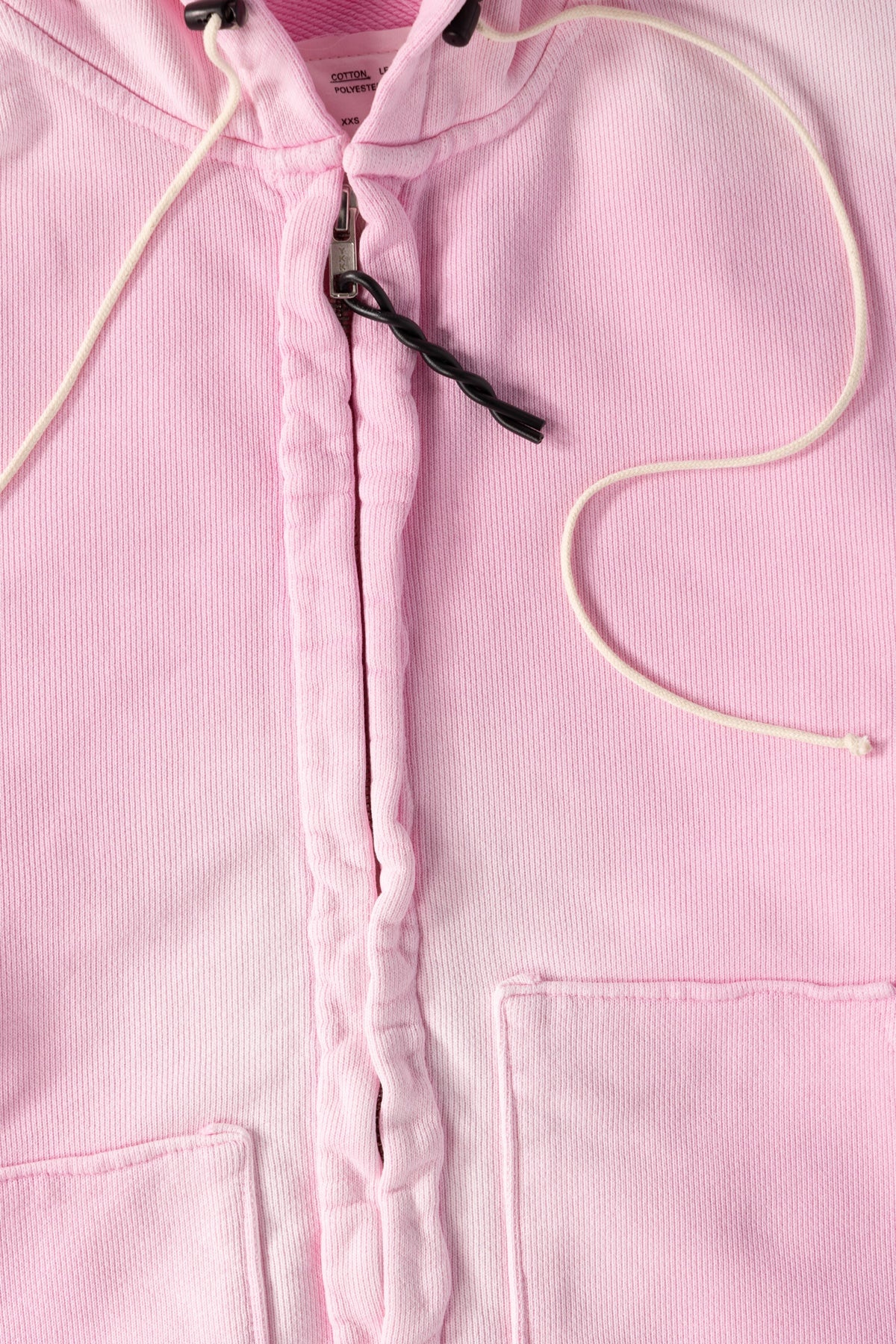 Fitted Zip Hoodie - Sun Faded Pink - 2