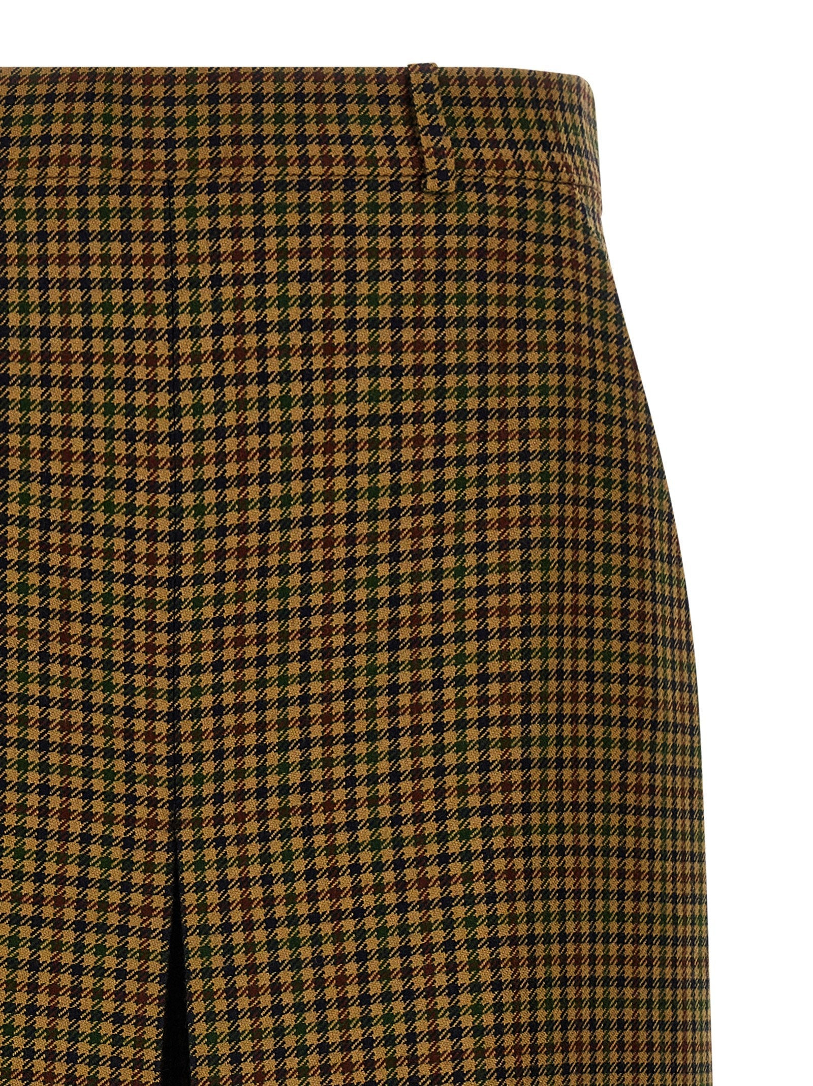 Saint Laurent Women Pied De Poule Pant Skirt - 3