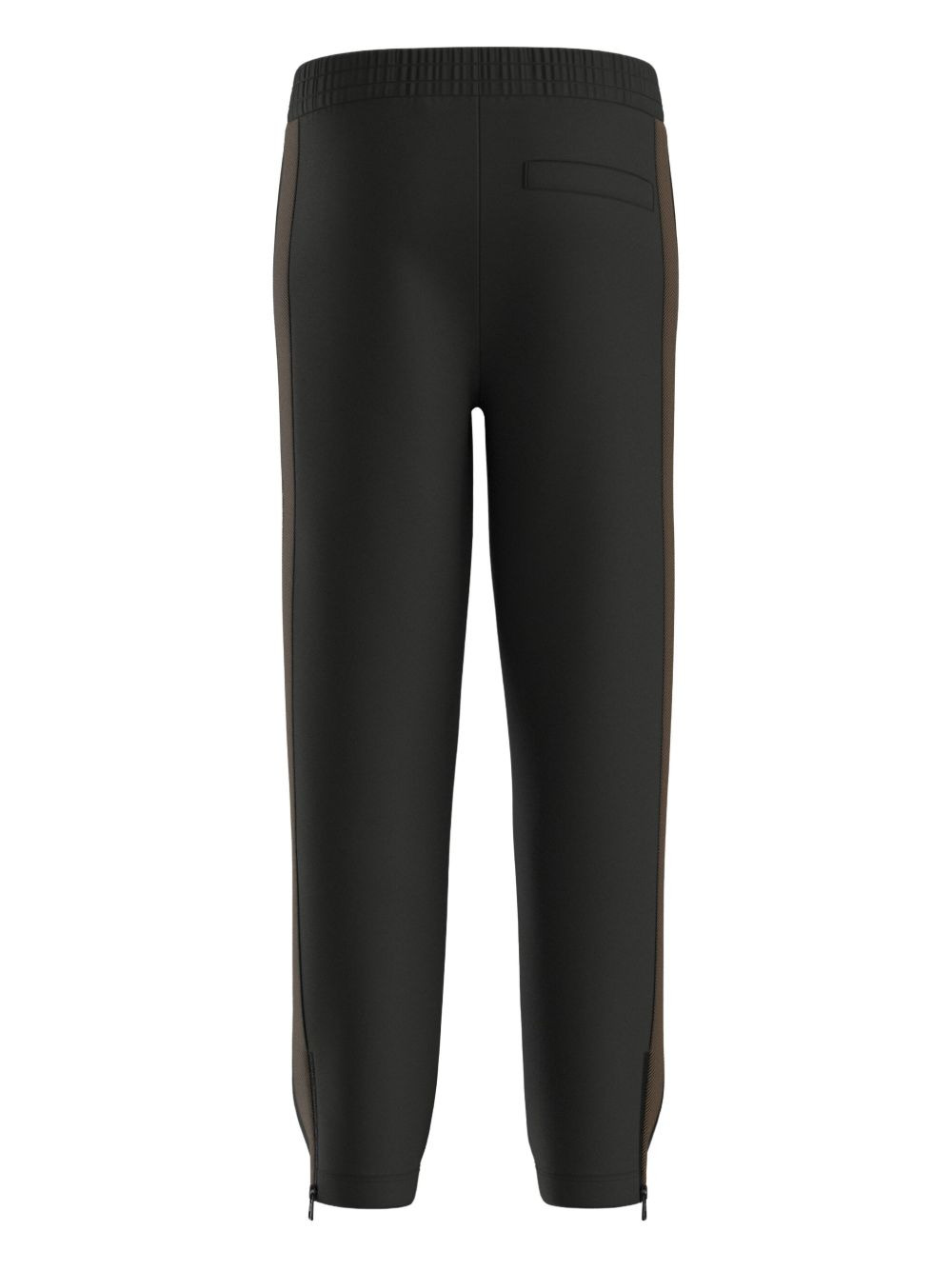 side-stripe zip-detail sweatpants - 2