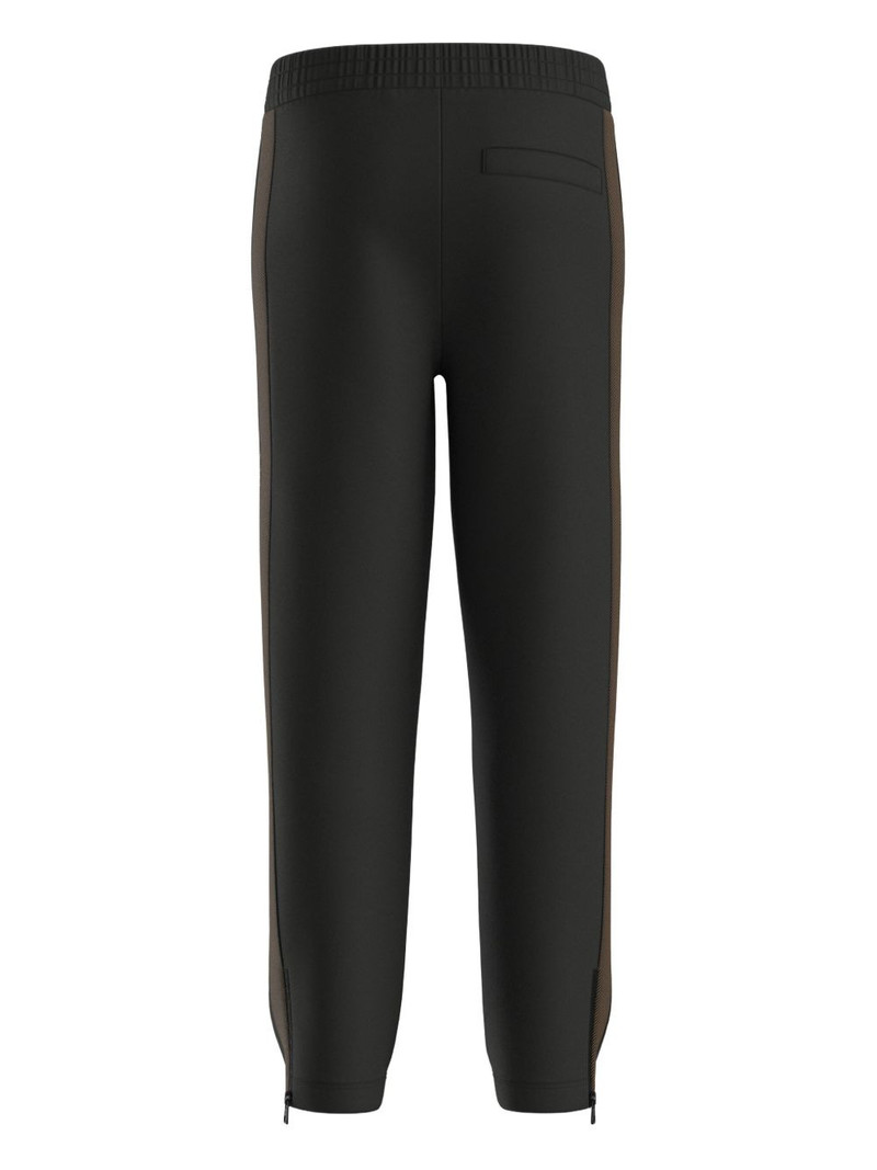 HUGO side-stripe zip-detail sweatpants outlook