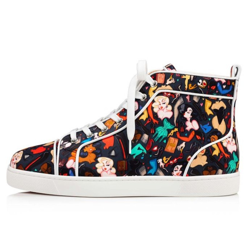 Christian Louboutin Louis Orlato BLACK-MULTI/BIANCO outlook