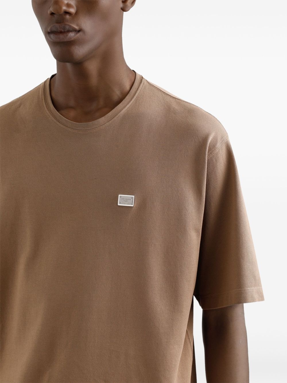 logo-plaque T-shirt - 4
