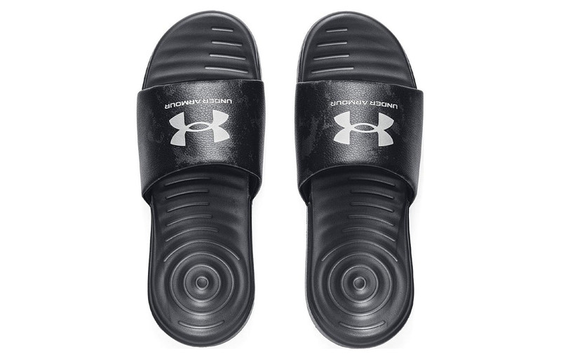 Under Armour Under Armour Ansa Graphic Slides 'Black Pitch Grey' 3024434-018 outlook