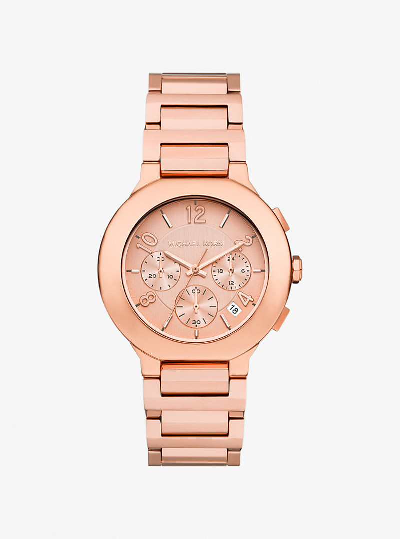 Oversized Gramercy Rose Gold-Tone Watch 1