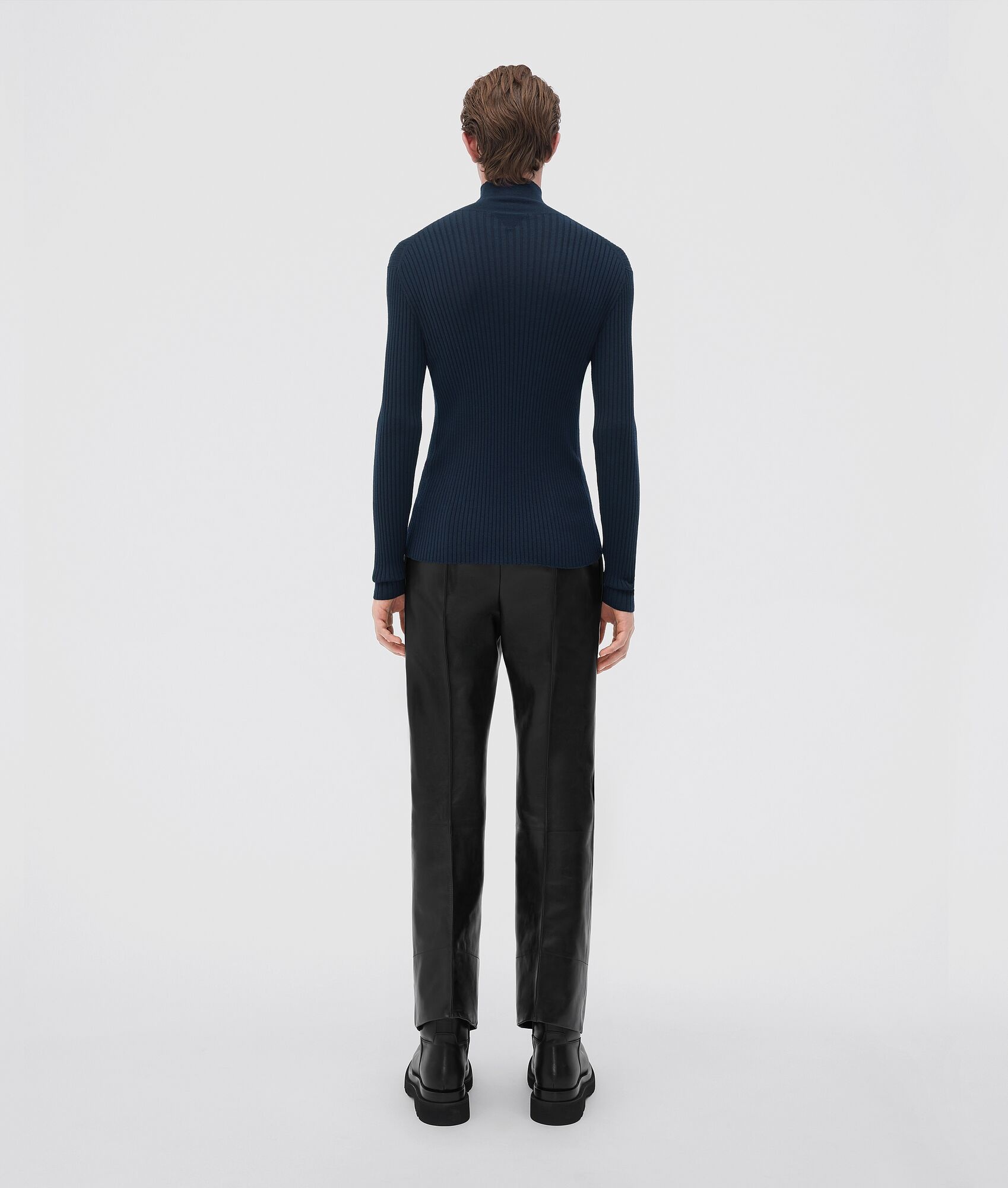 lightweight cashmere and silk ribbed jumper - 3