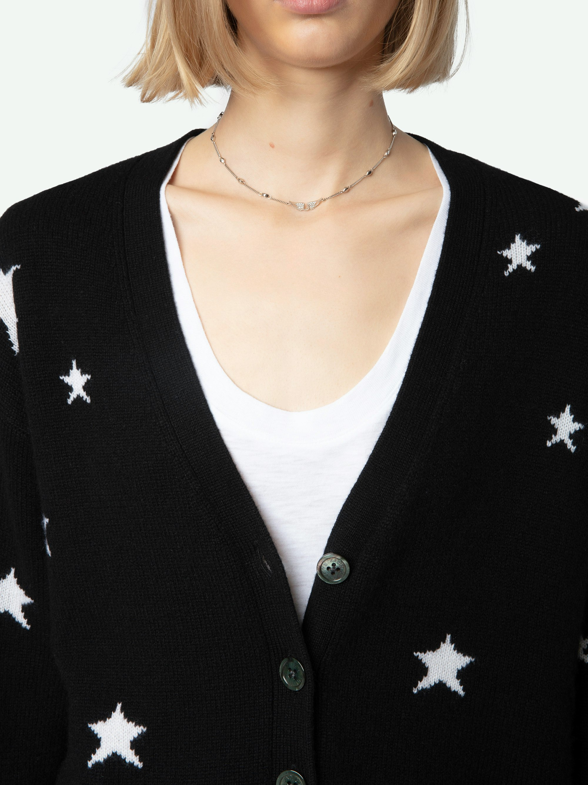 Mirka Stars Cardigan Cashmere - 7